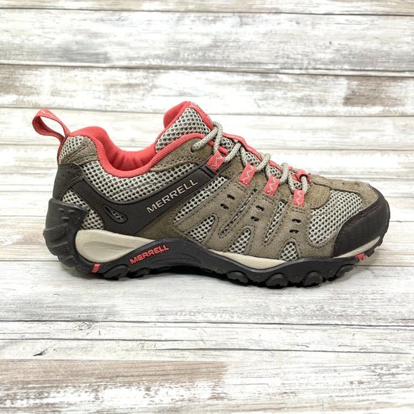 Merrell Shoes - Merrell Accentor Women’s Size 8 US Trail Hiking Shoes Brindle/Cayenne J276140C
